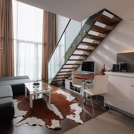 Skau Eurovea Duplex Apartment Danube Exclusive View Free Parking Bratislava Buitenkant foto