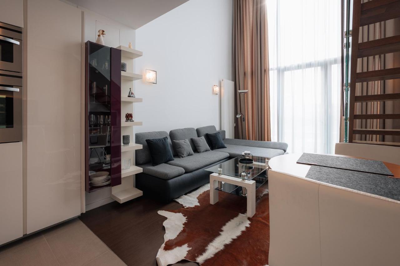 Skau Eurovea Duplex Apartment Danube Exclusive View Free Parking Bratislava Buitenkant foto